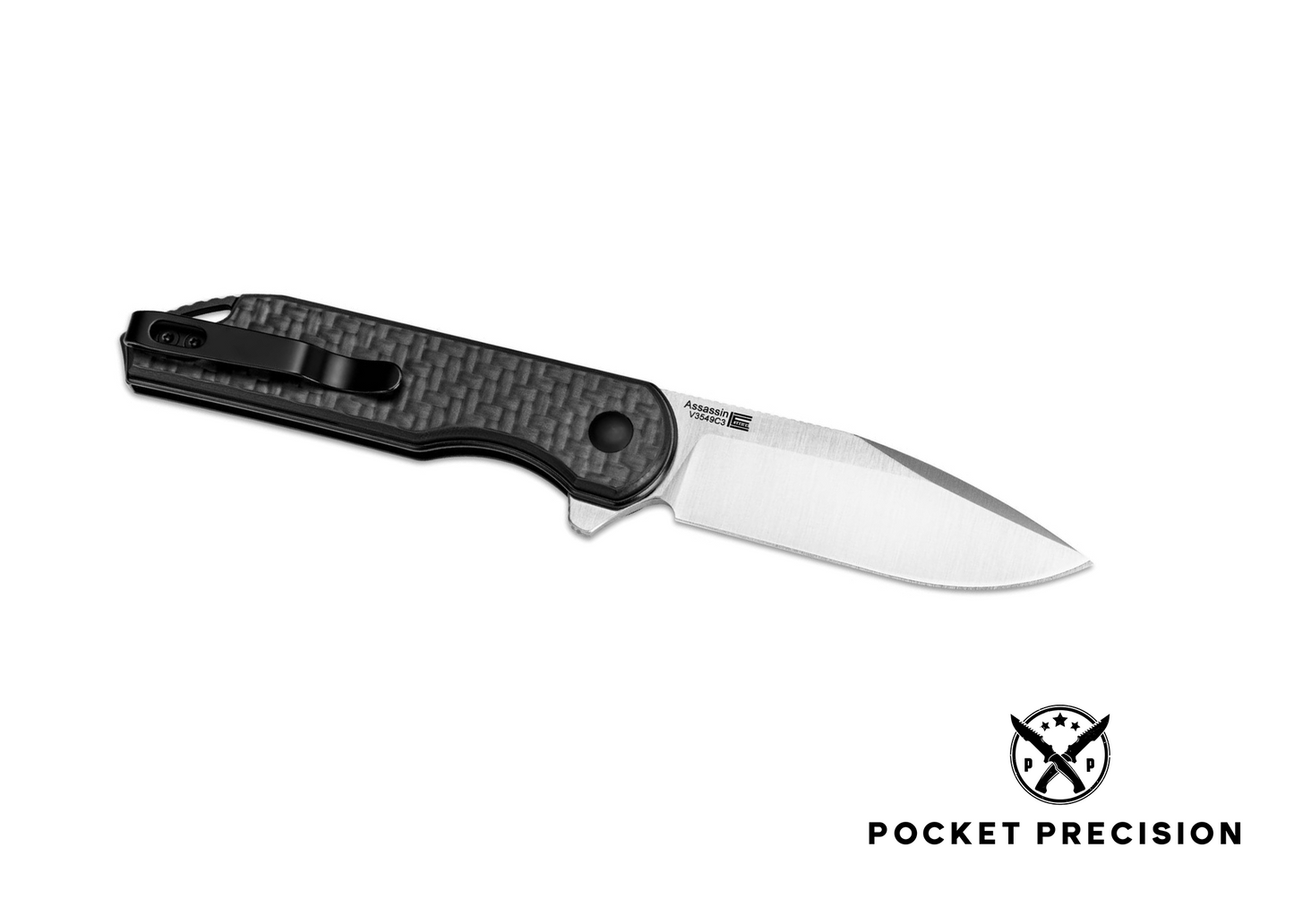 KIZER ASSASSIN | 154CM | CARBON FIBER & G10 | V3549C3